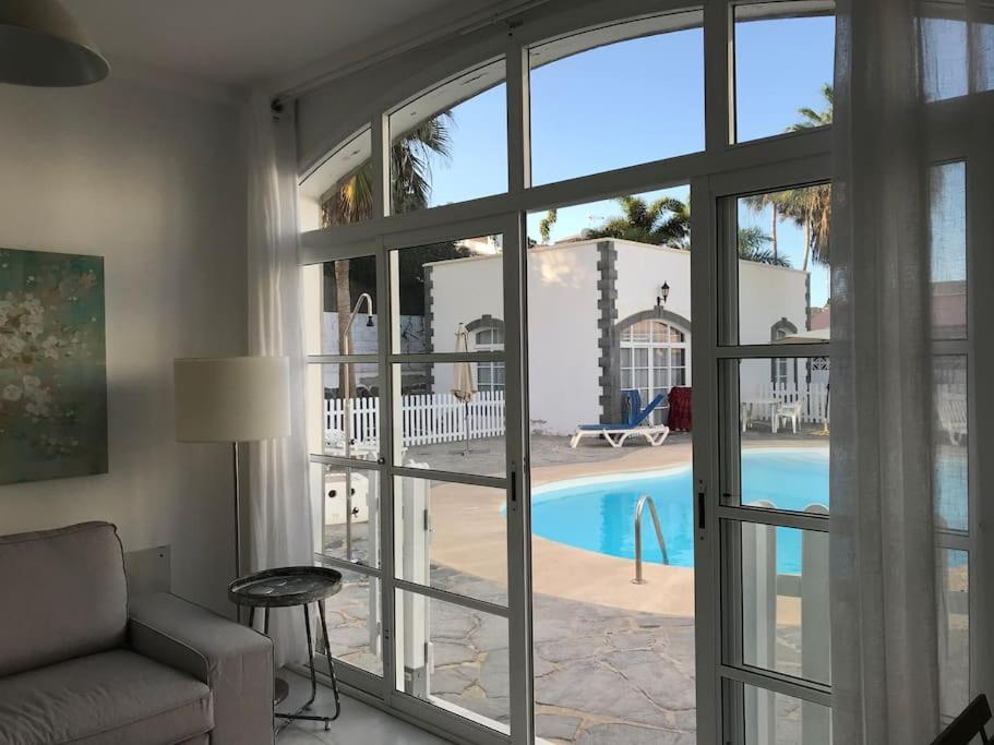 Lovely Villa - Pool Front, Private Roof Terrace, Wifi Fiber Optic Corralejo Exterior photo